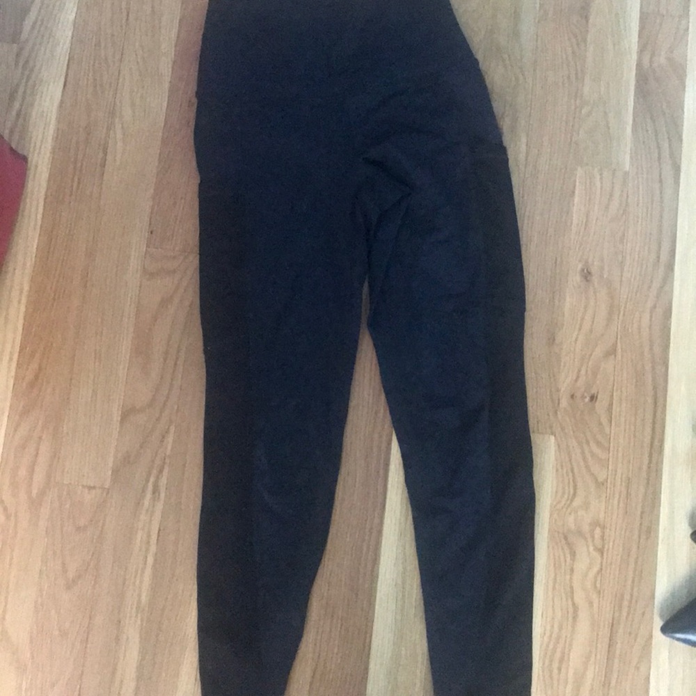 Control top high waist net cutout leggings